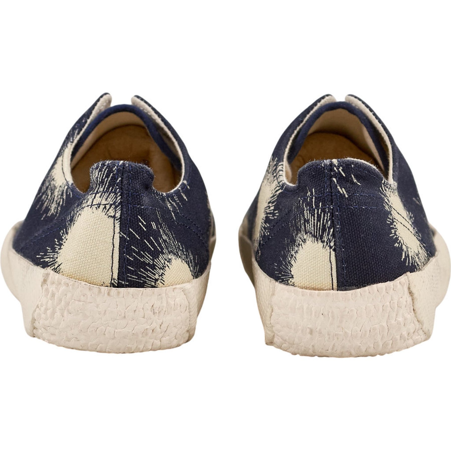 YMC Navy Patterned Trainers