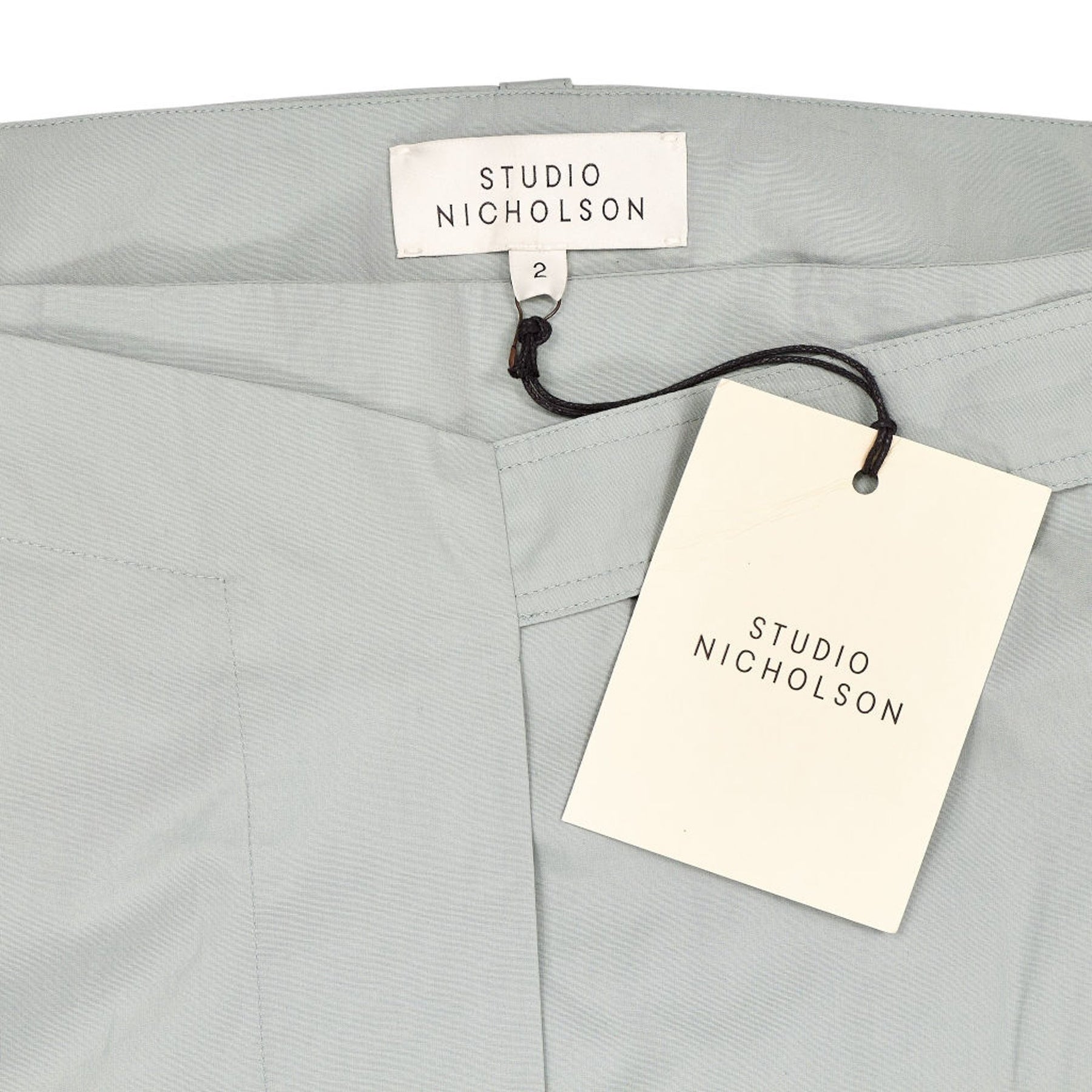 Studio Nicholson Glacier Asymmetric Wrap Skirt