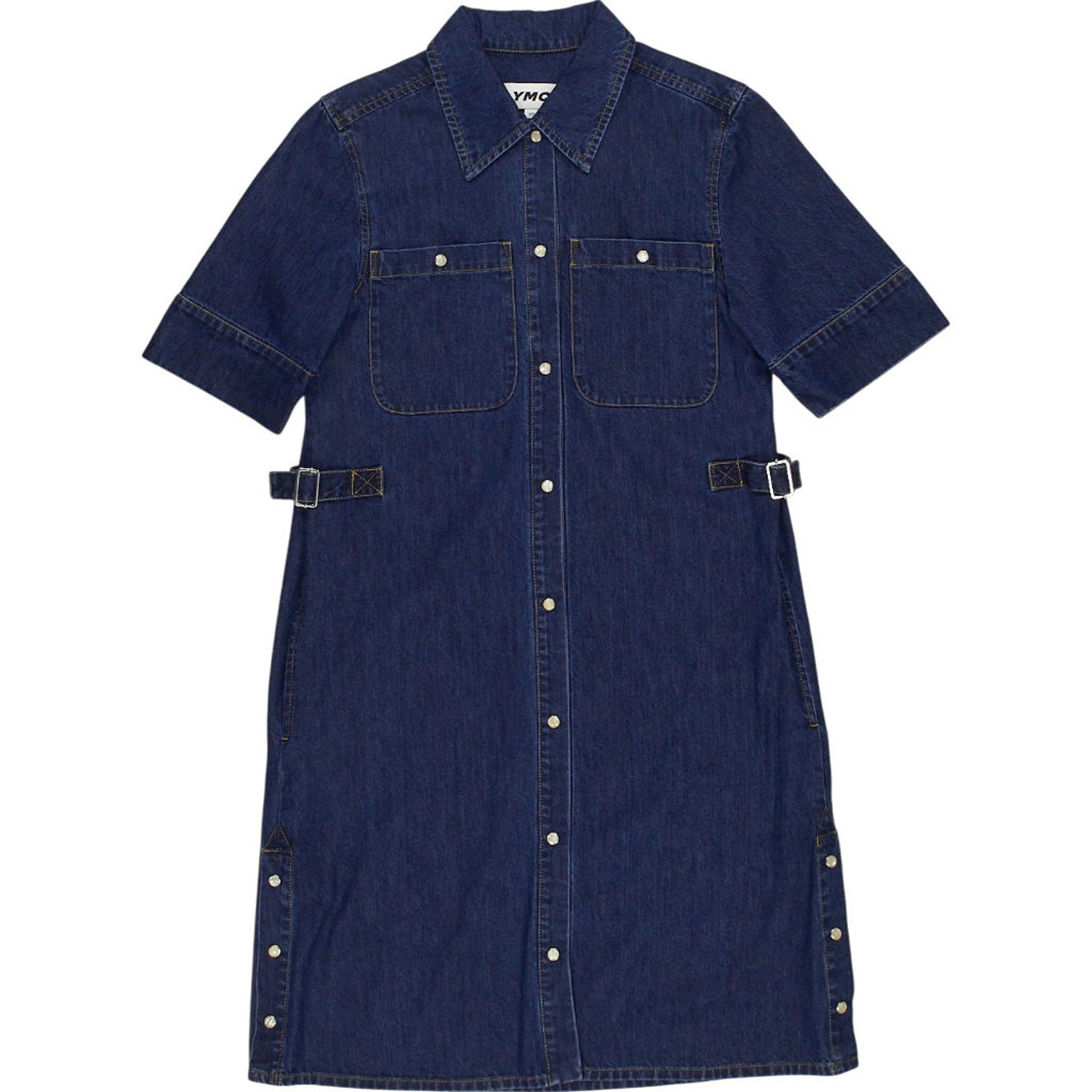 YMC Blue Denim Shirt Dress