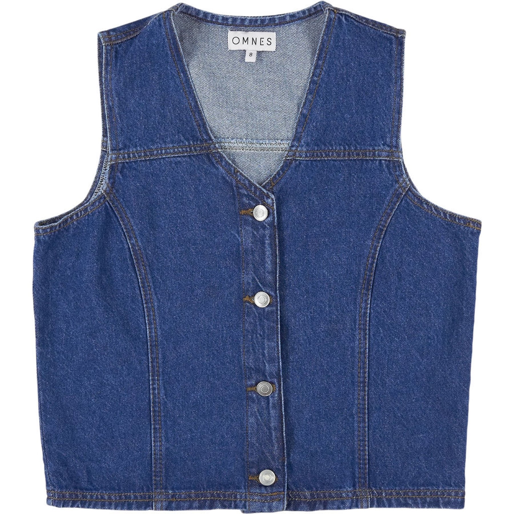 OMNES Blue Denim Vest