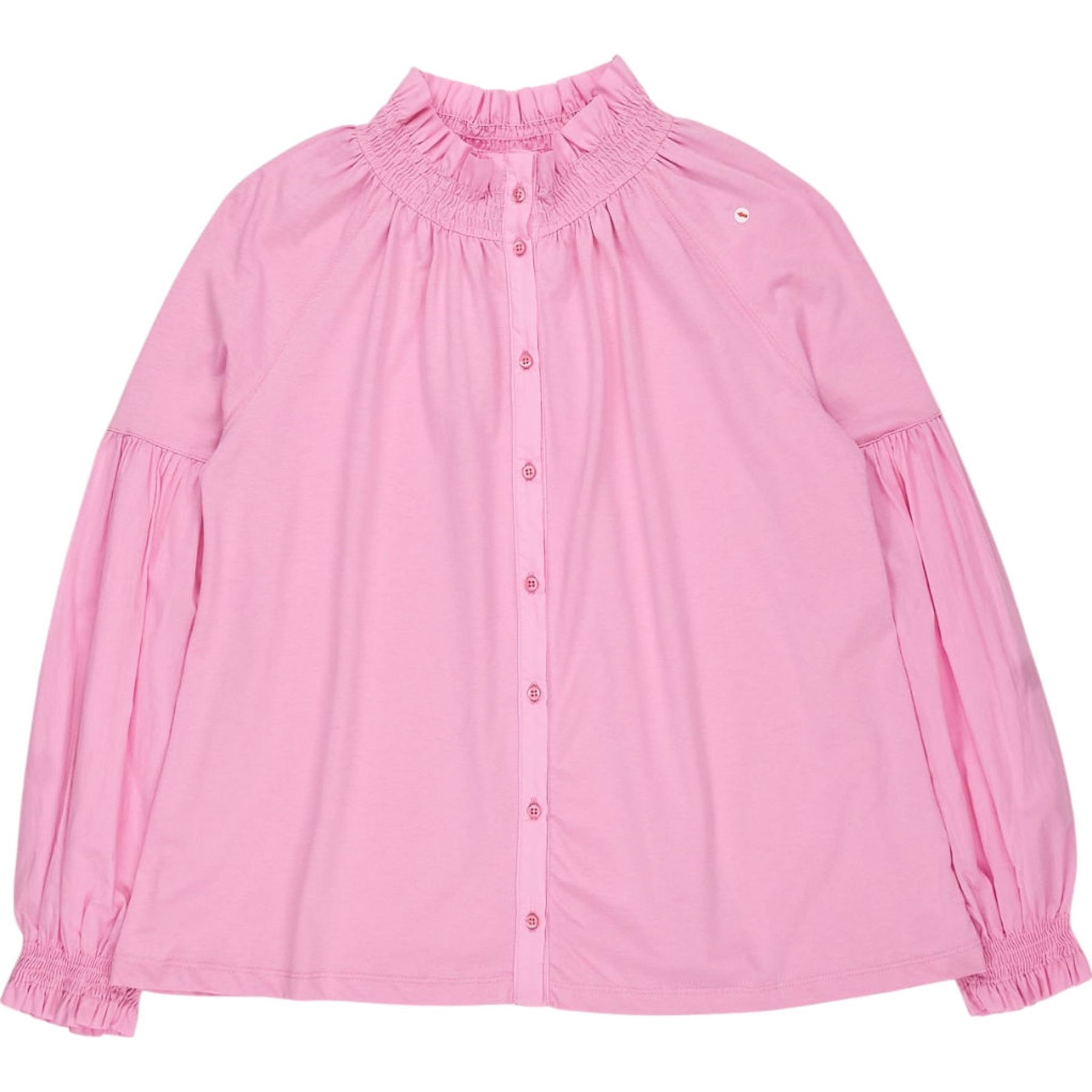 NRBY Pink Smocked Blouse