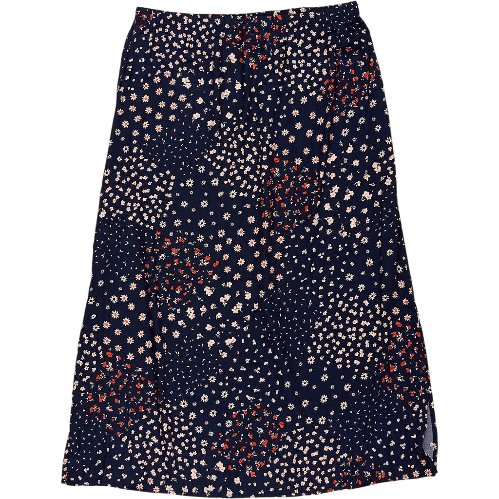 Hush Navy Floral Print Skirt