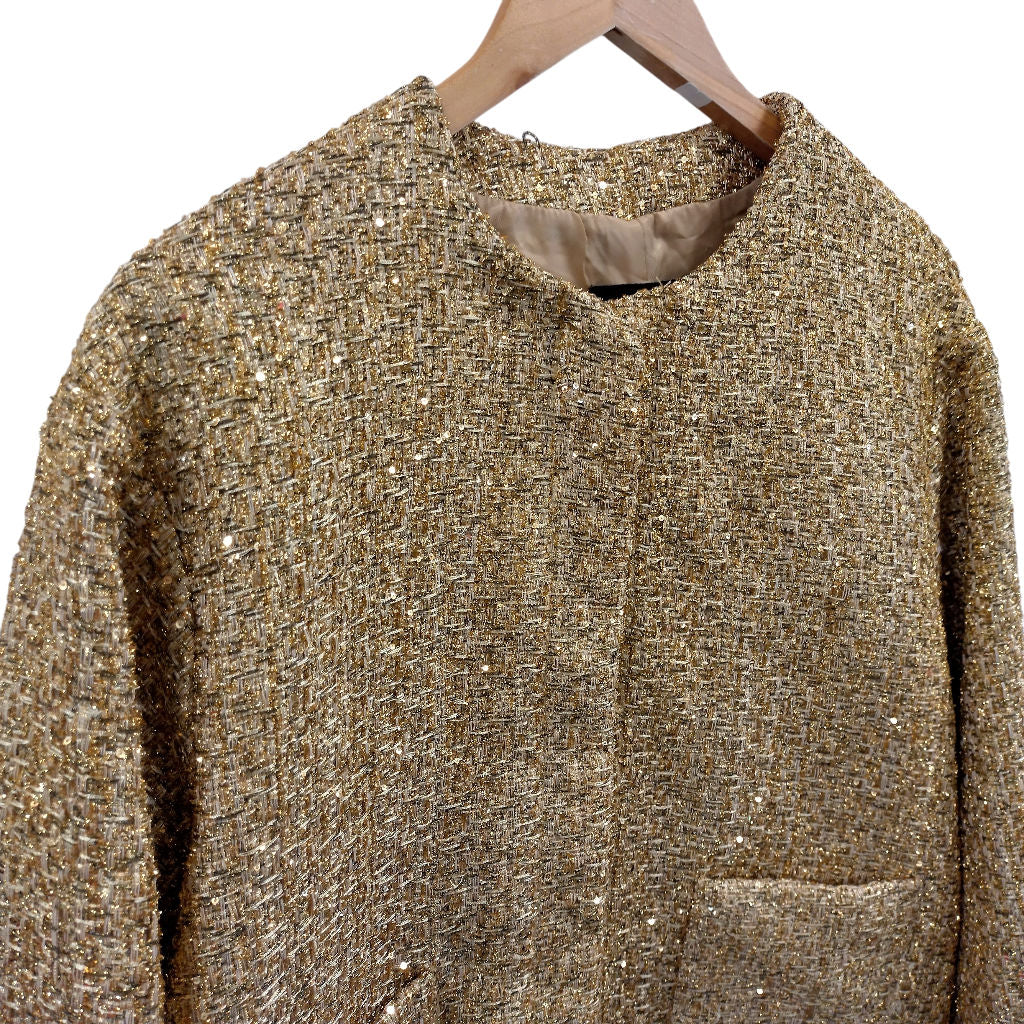River Island Gold Sequin Jacket