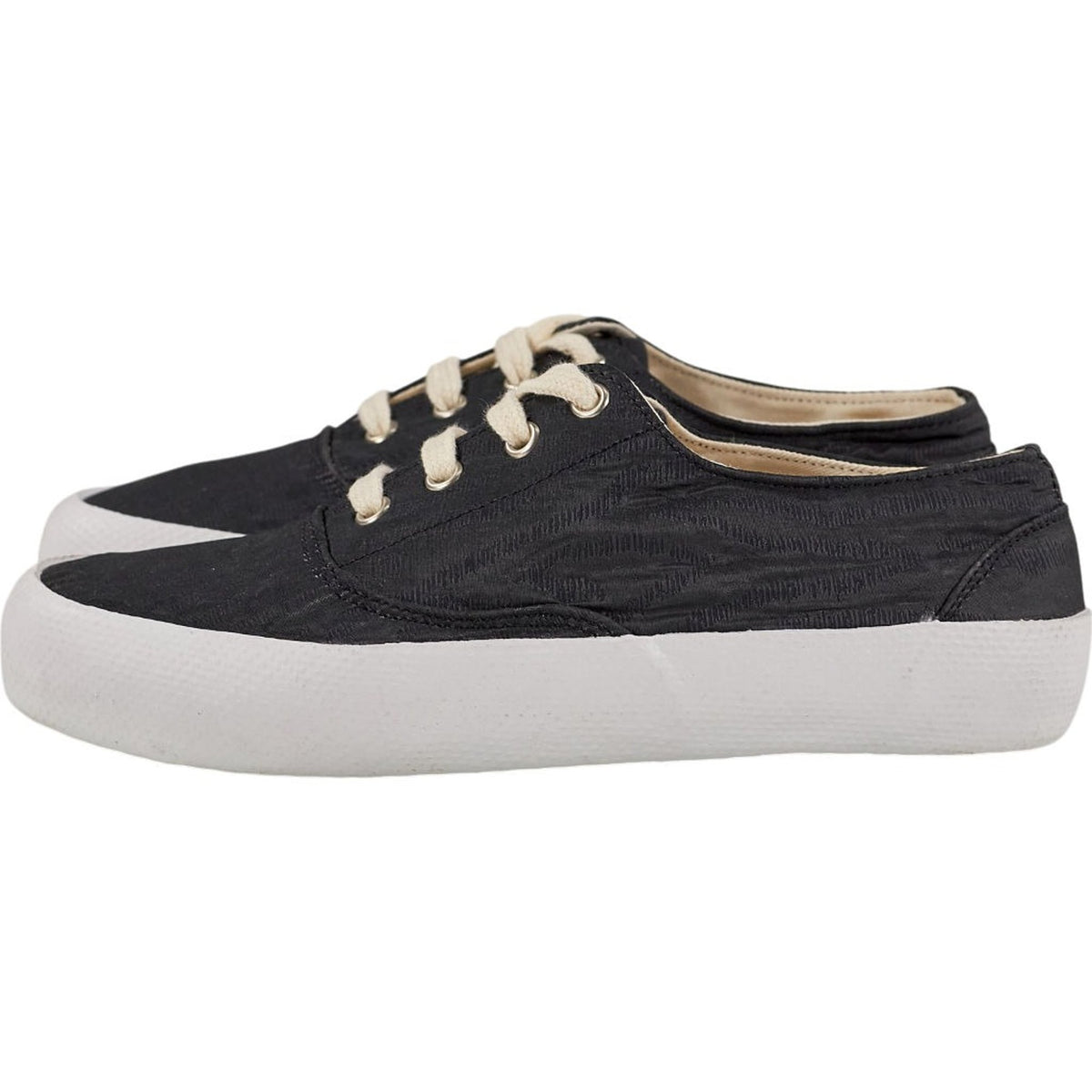 YMC Black Canvas Trainers