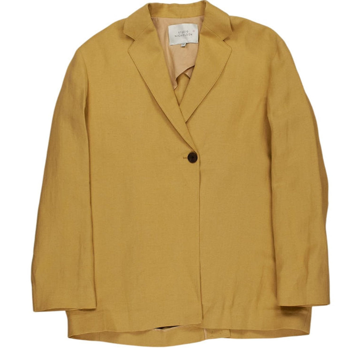 Studio Nicholson Yellow Linen Jacket
