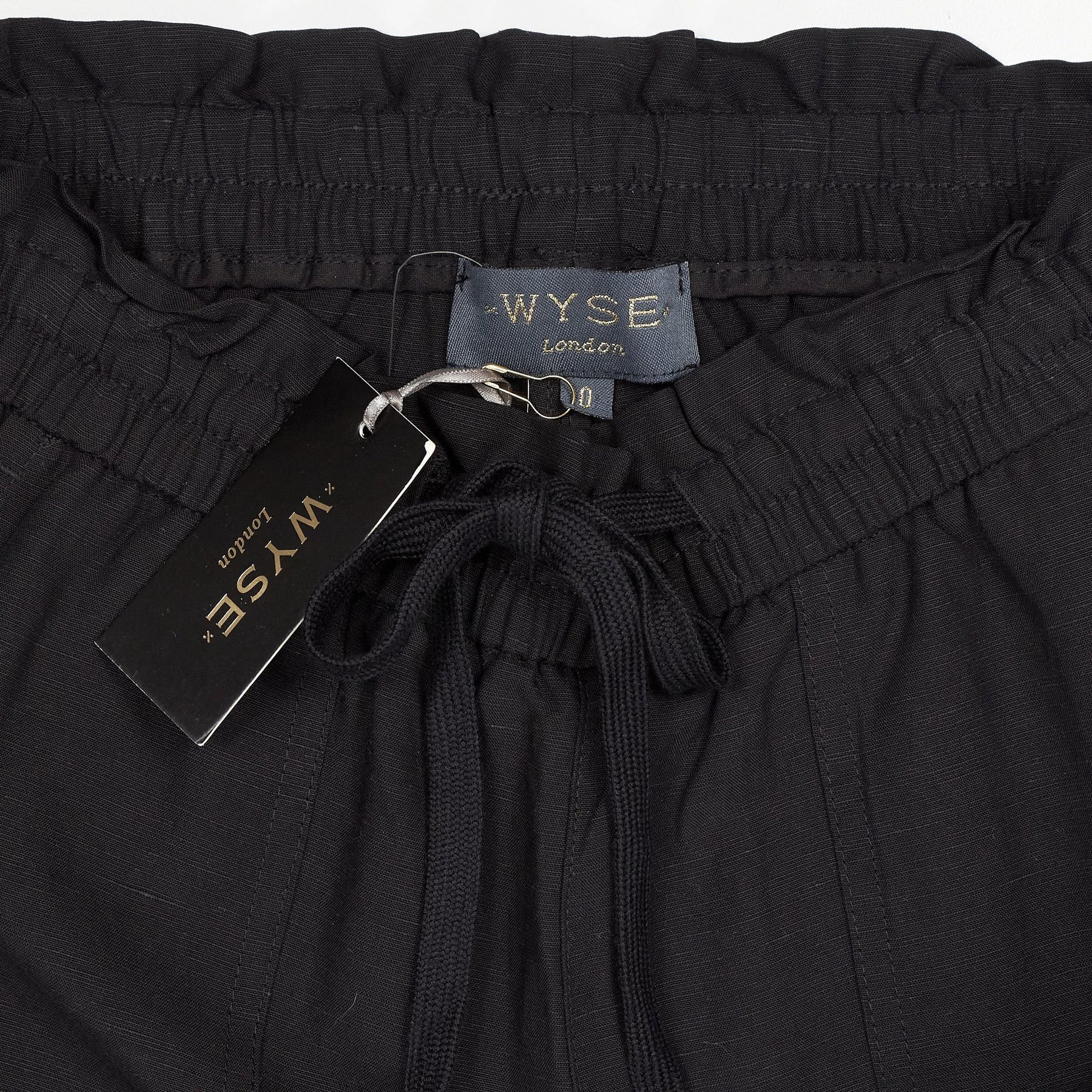Wyse Black Aniayah Cargo Trousers