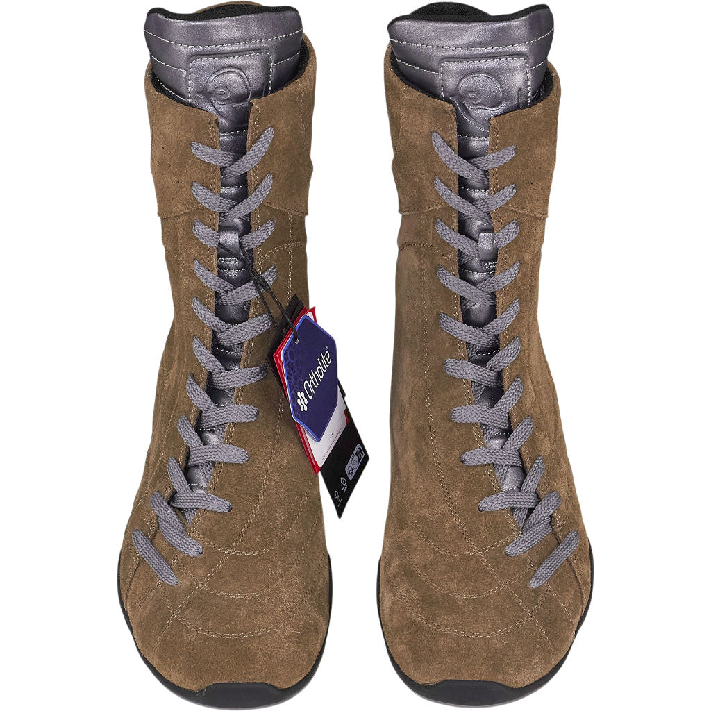 Pull & Bear Lueder Brown Suede High-Top Boots