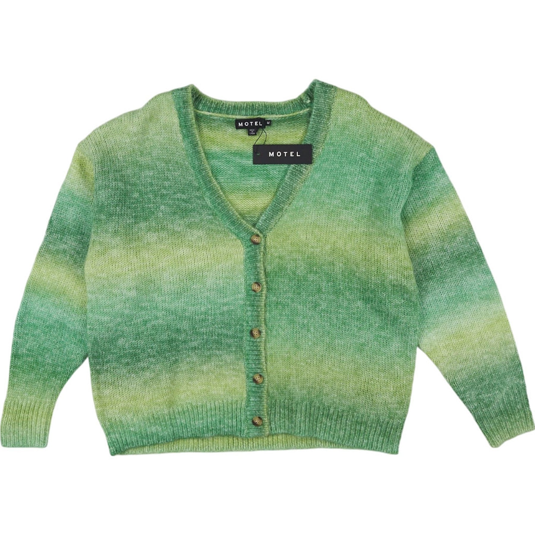 Motel Green Uriela Wool Cardigan