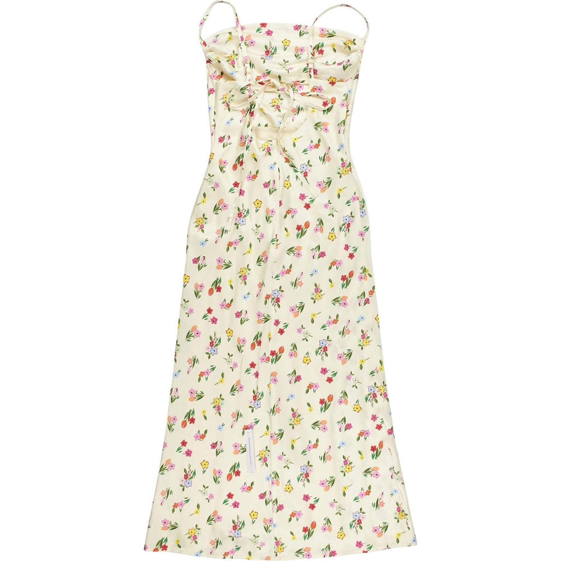 OMNES Yellow Floral Belle Dress