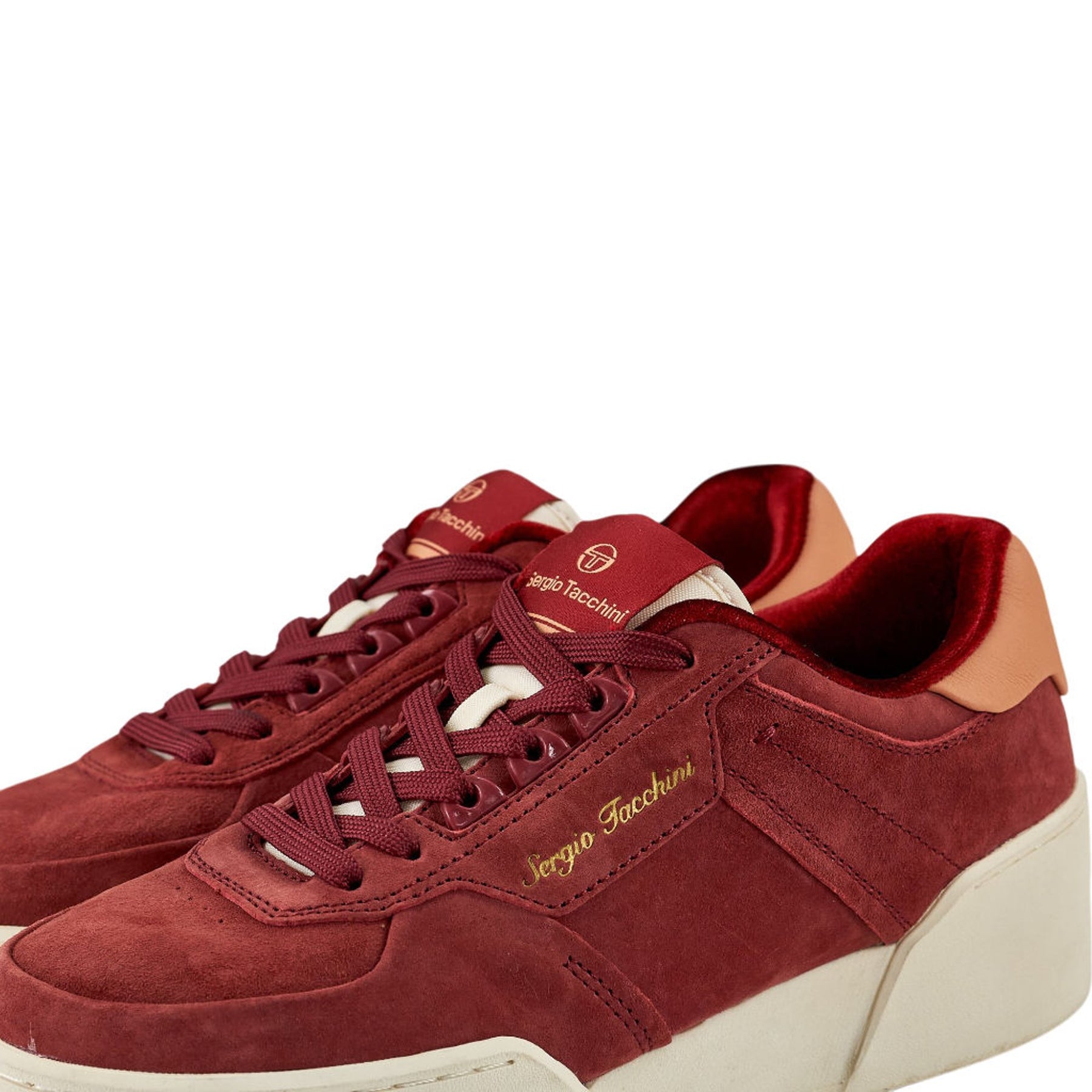Sergio Tacchini Red Suede Trainers