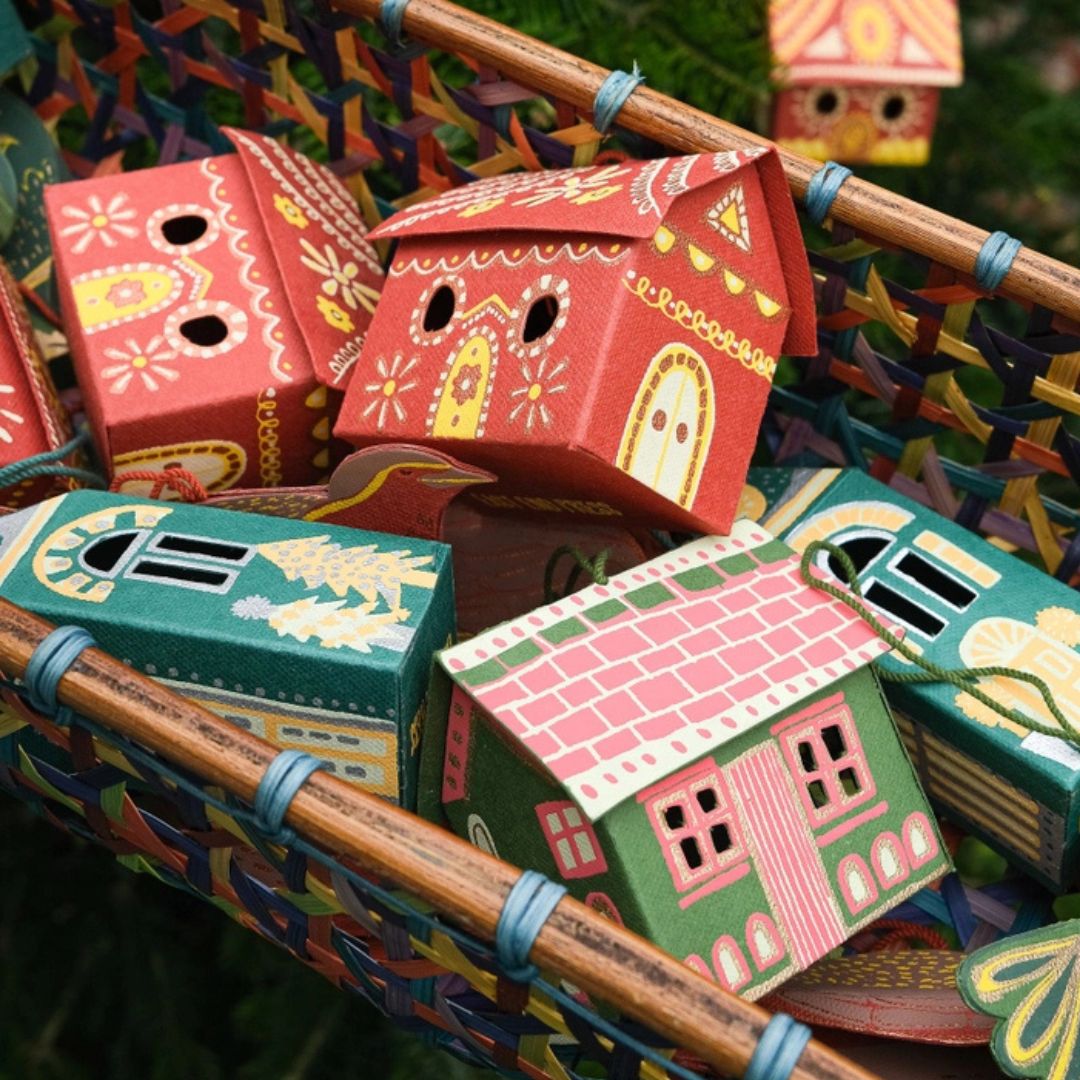 Screen-Printed House Decoration