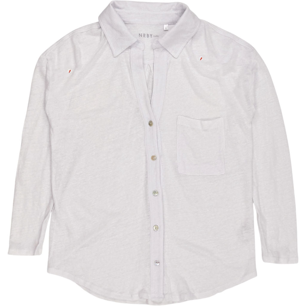 NRBY White Linen Shirt