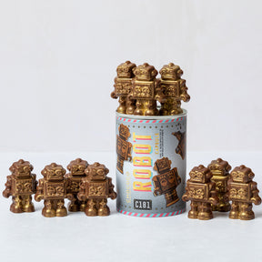Capsule of Milk Chocolate Robots by Chococo