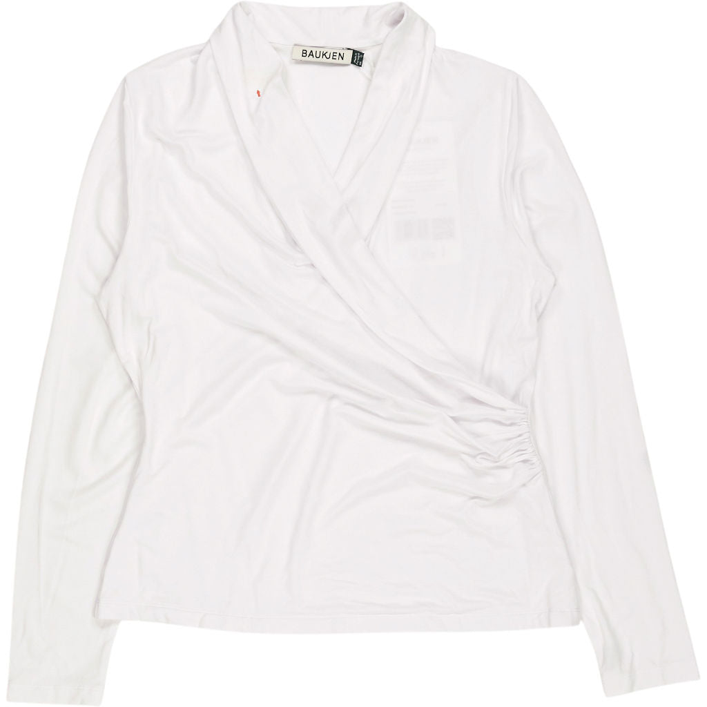 Baukjen White Gylda Wrap Top