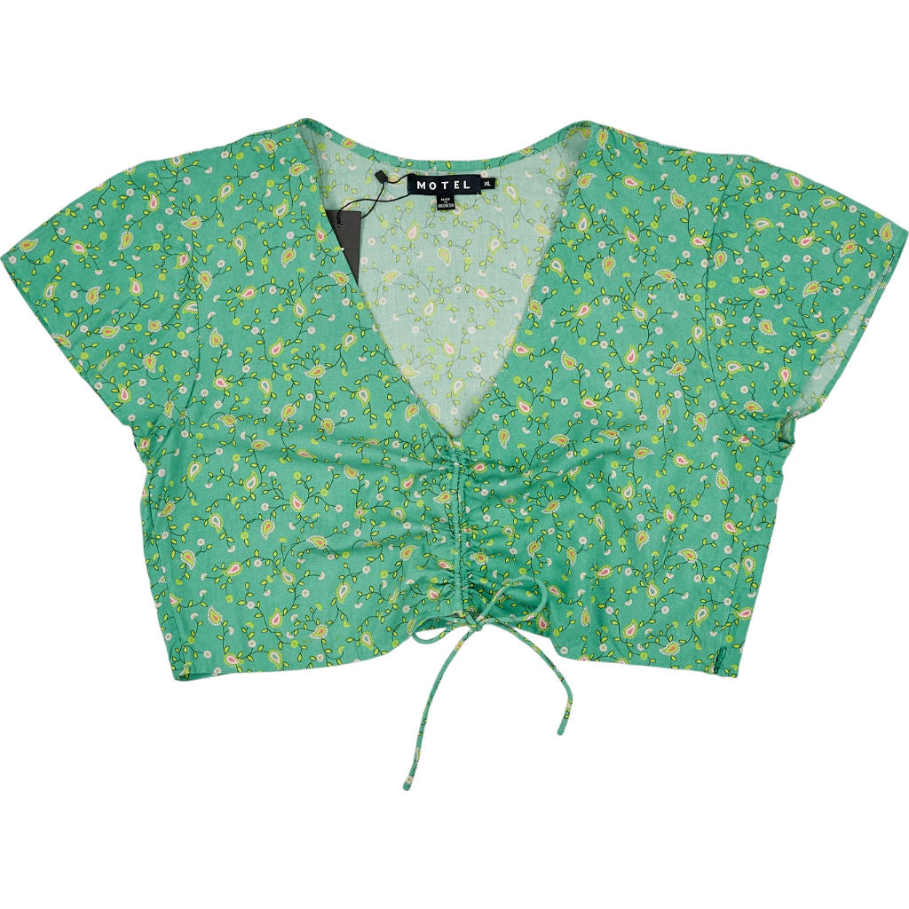 Motel Green Raeto Paisley Fun Top
