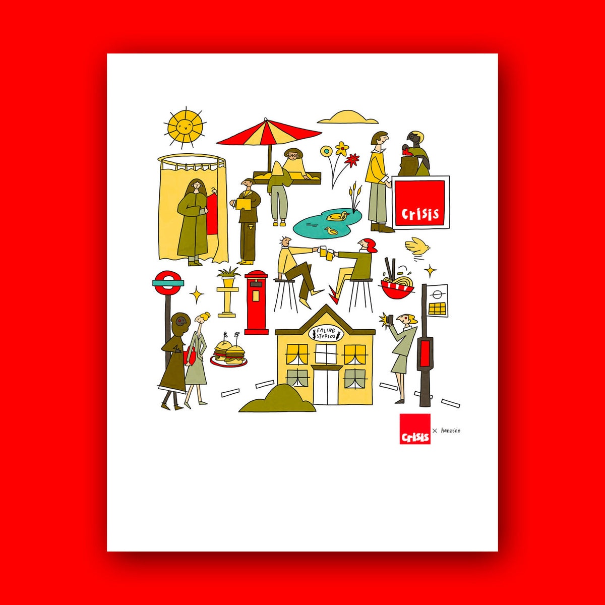 'Ealing' 11x14 print - exclusive design by Hanzsiie