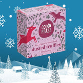 Christmas Raspberry Dusted Truffles