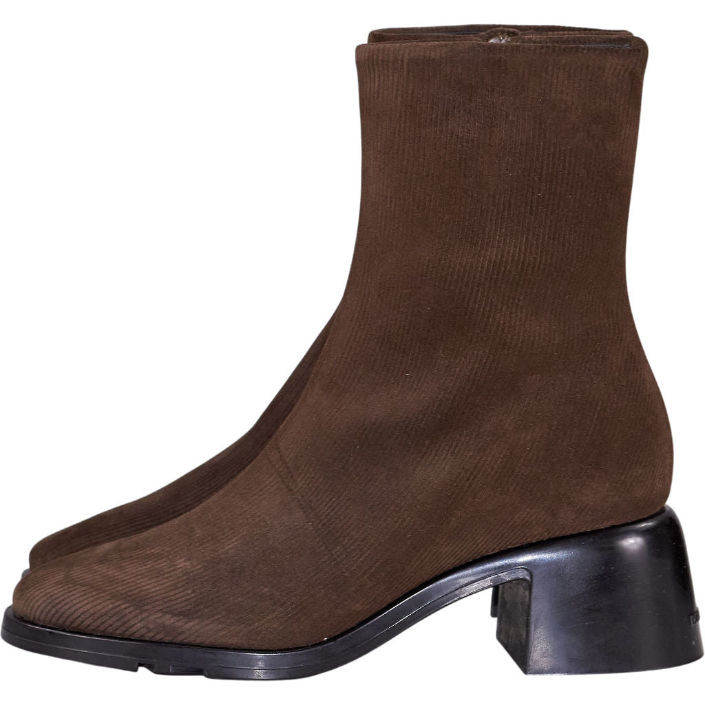 Dear Frances Brown Leather Ankle Boots