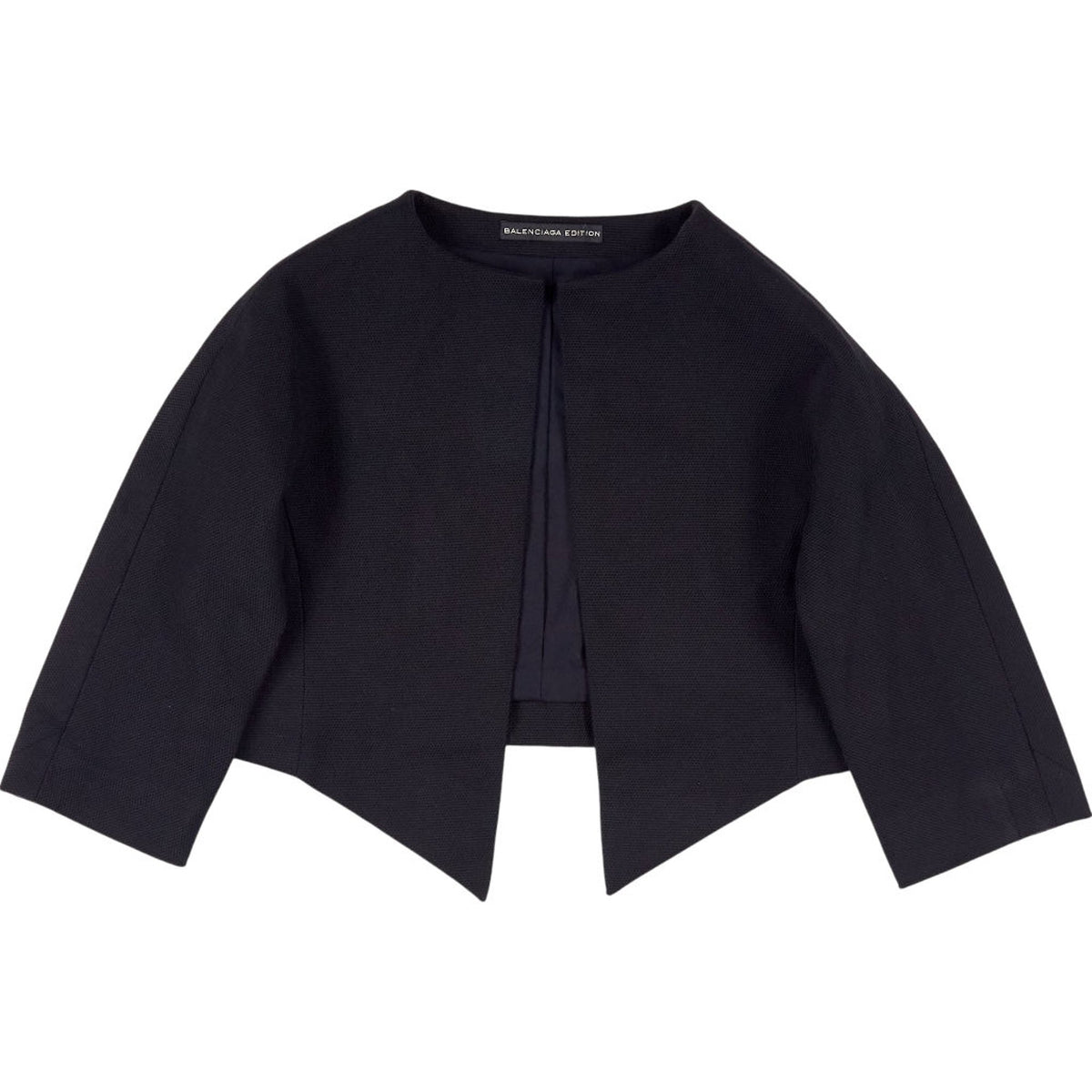Balenciaga Black Cropped Jacket
