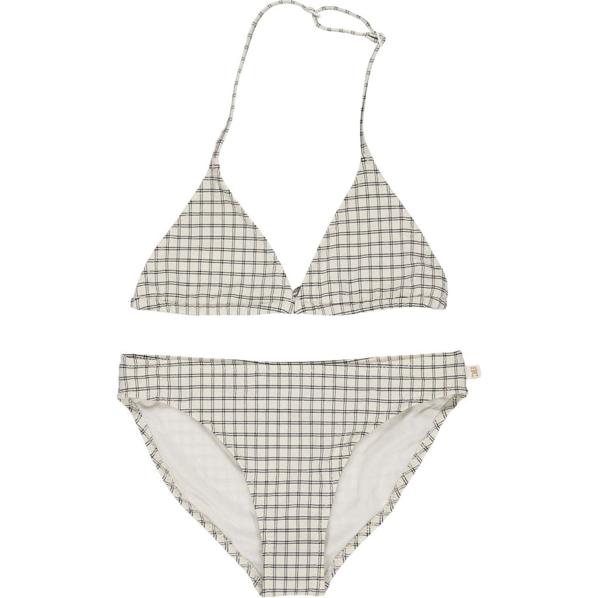Tommy Hilfiger Ivory Check Bikini Set