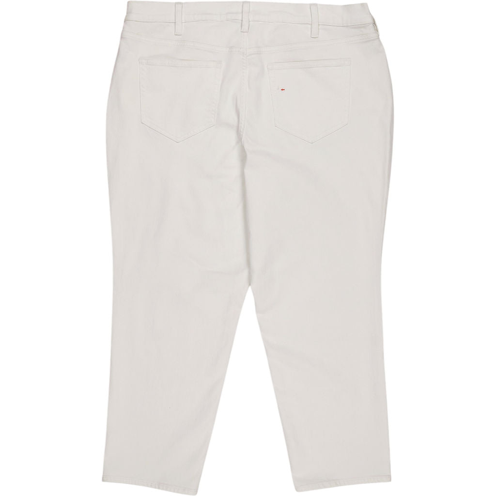 Lands' End White Jeans