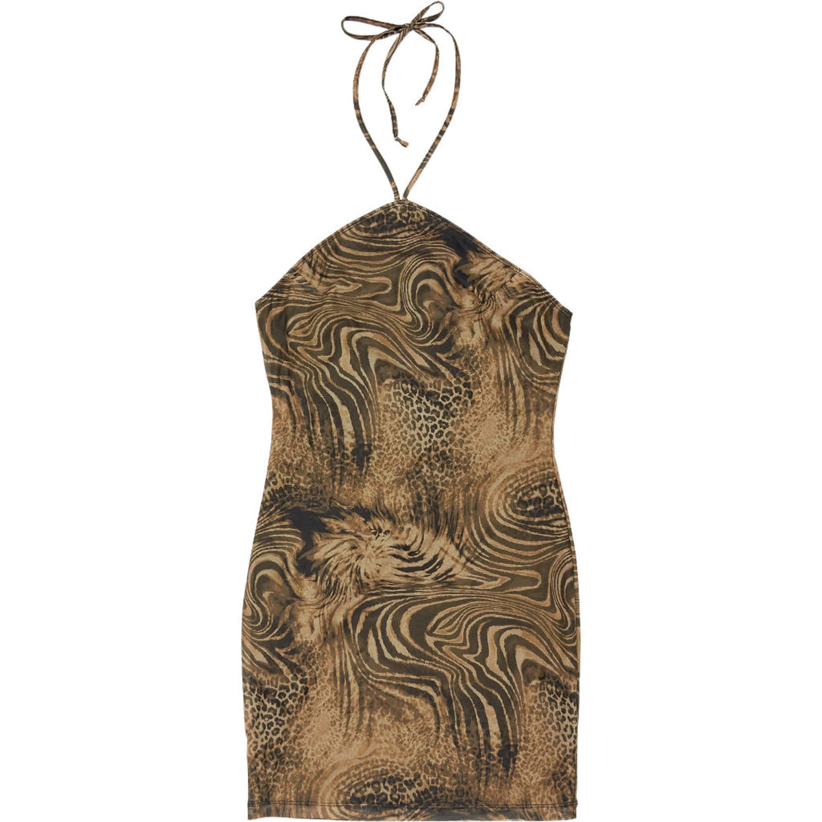 Motel Brown Cheetah Maliga Dress Strappy