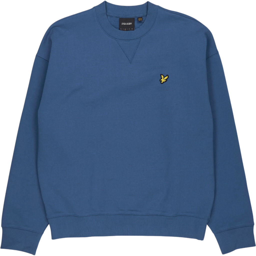 Lyle & Scott Blue Crew Neck Sweatshirt