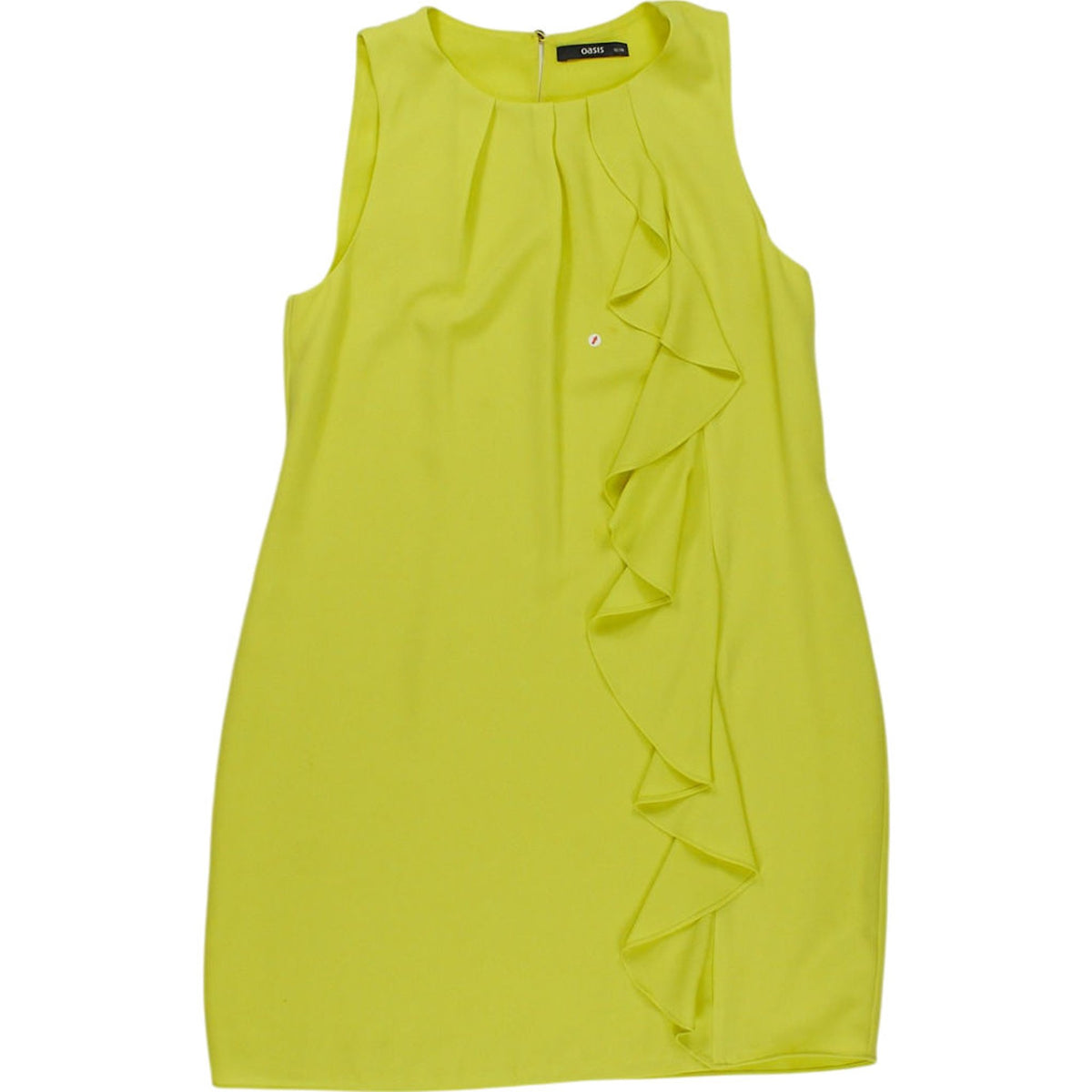 Oasis Lime Ruffle Dress