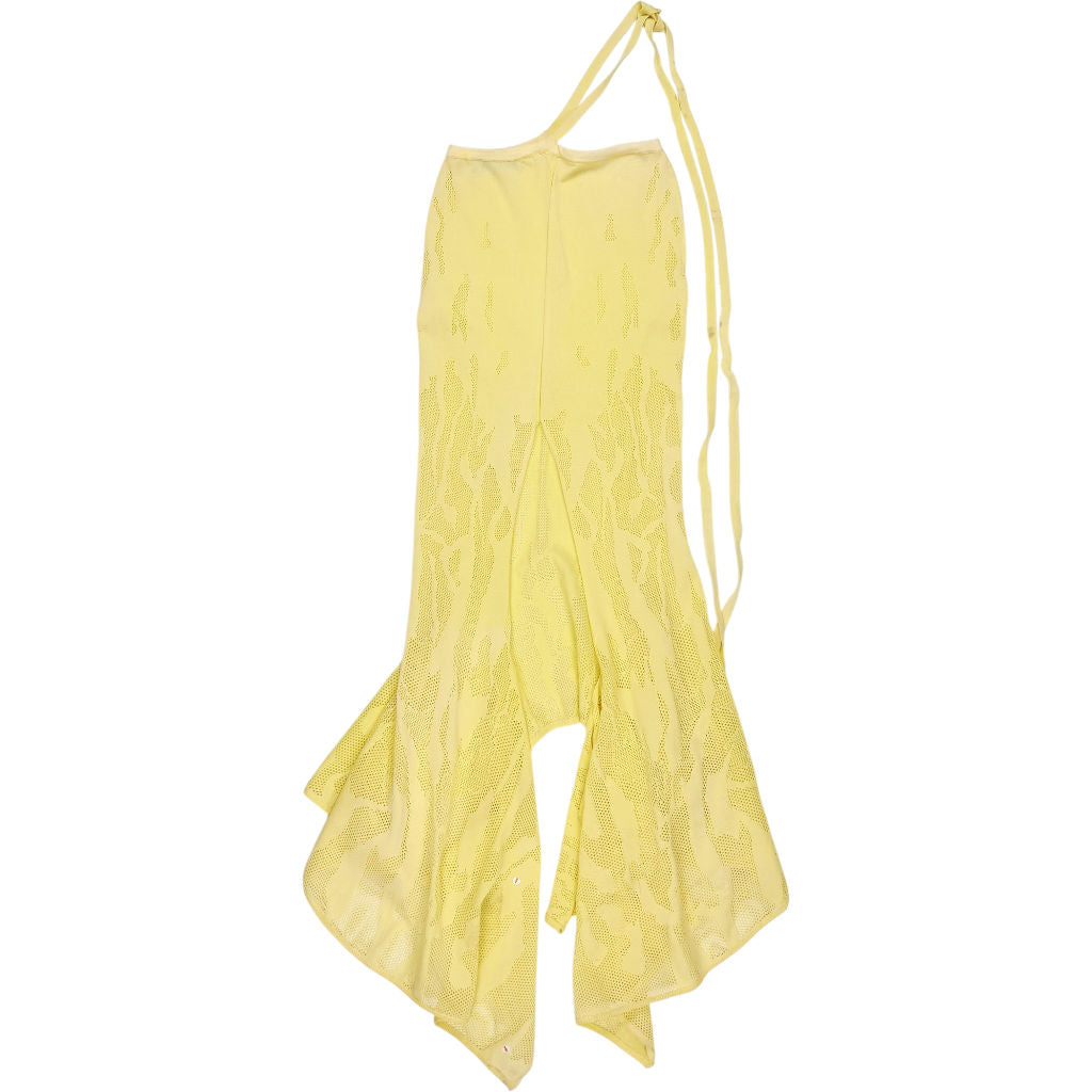 SRVC Yellow One-Shoulder Knit Dress