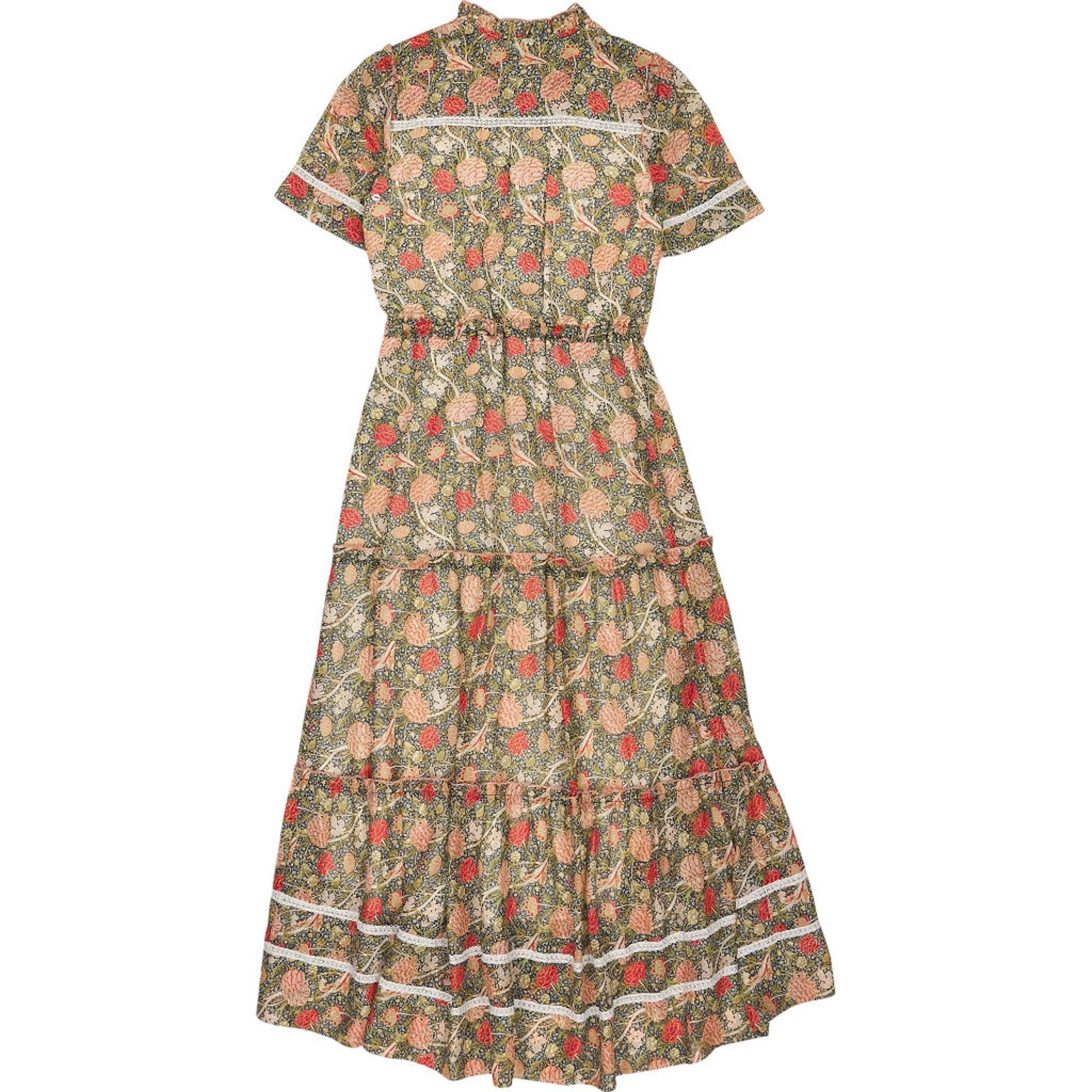 ME+EM Floral Print Midi Dress