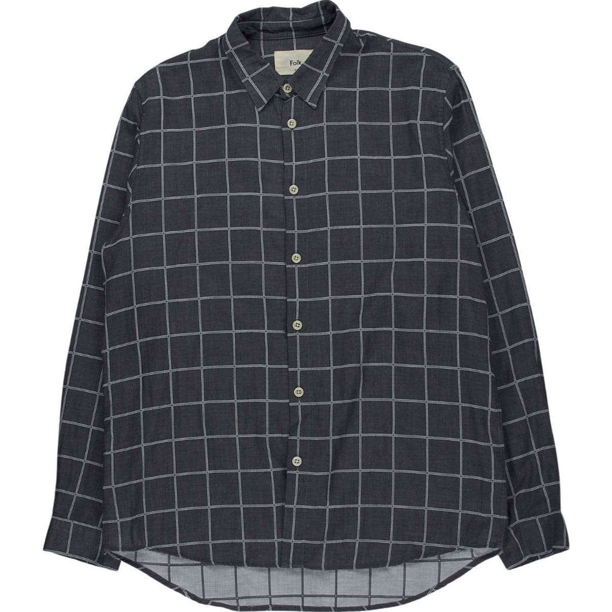 Folk Grey Check Shirt
