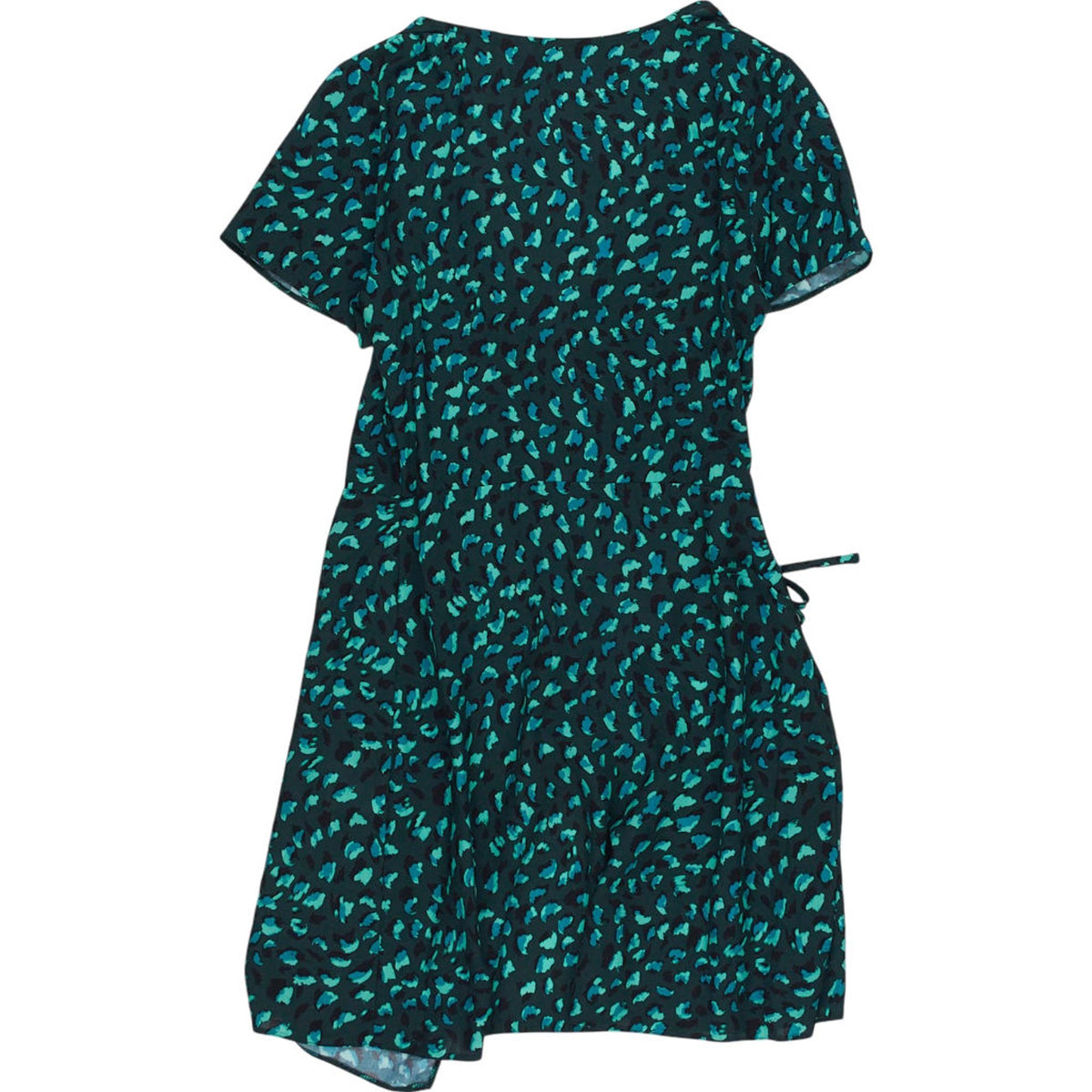 OMNES Green Camille Wrap Dress