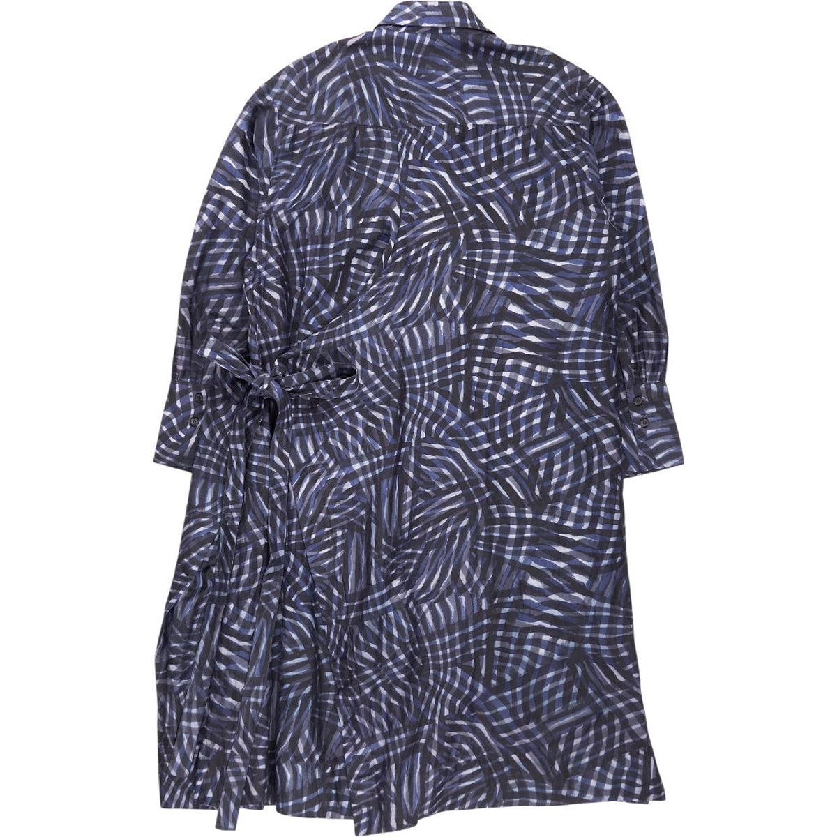Eudon Choi Blue Printed Shirt Dress
