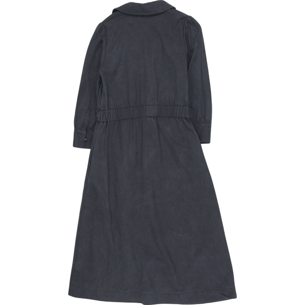 Wyse Black Midi Belted Dress