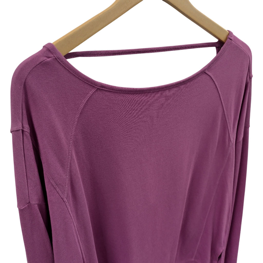 Sweaty Betty Purple Cotton Jumper