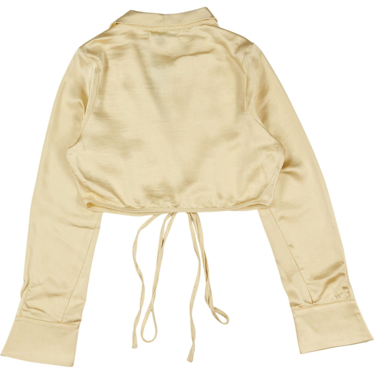 Motel Buttercream Satin Baina Top