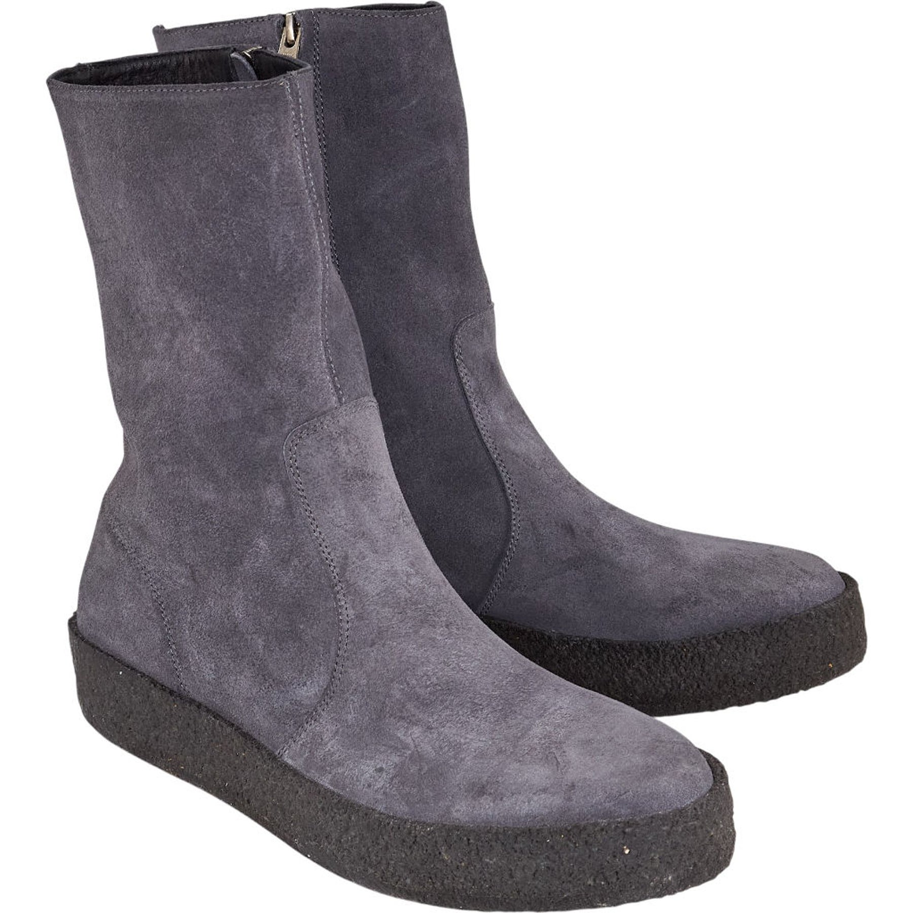 YMC Grey Suede Ankle Boots