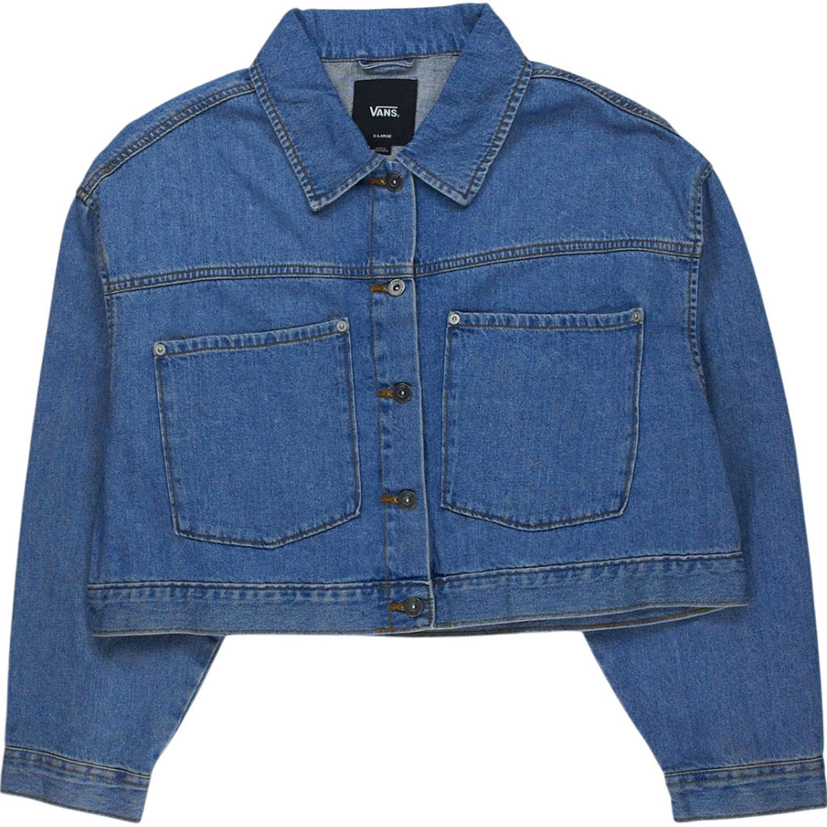 Vans Blue Denim Crop Jacket