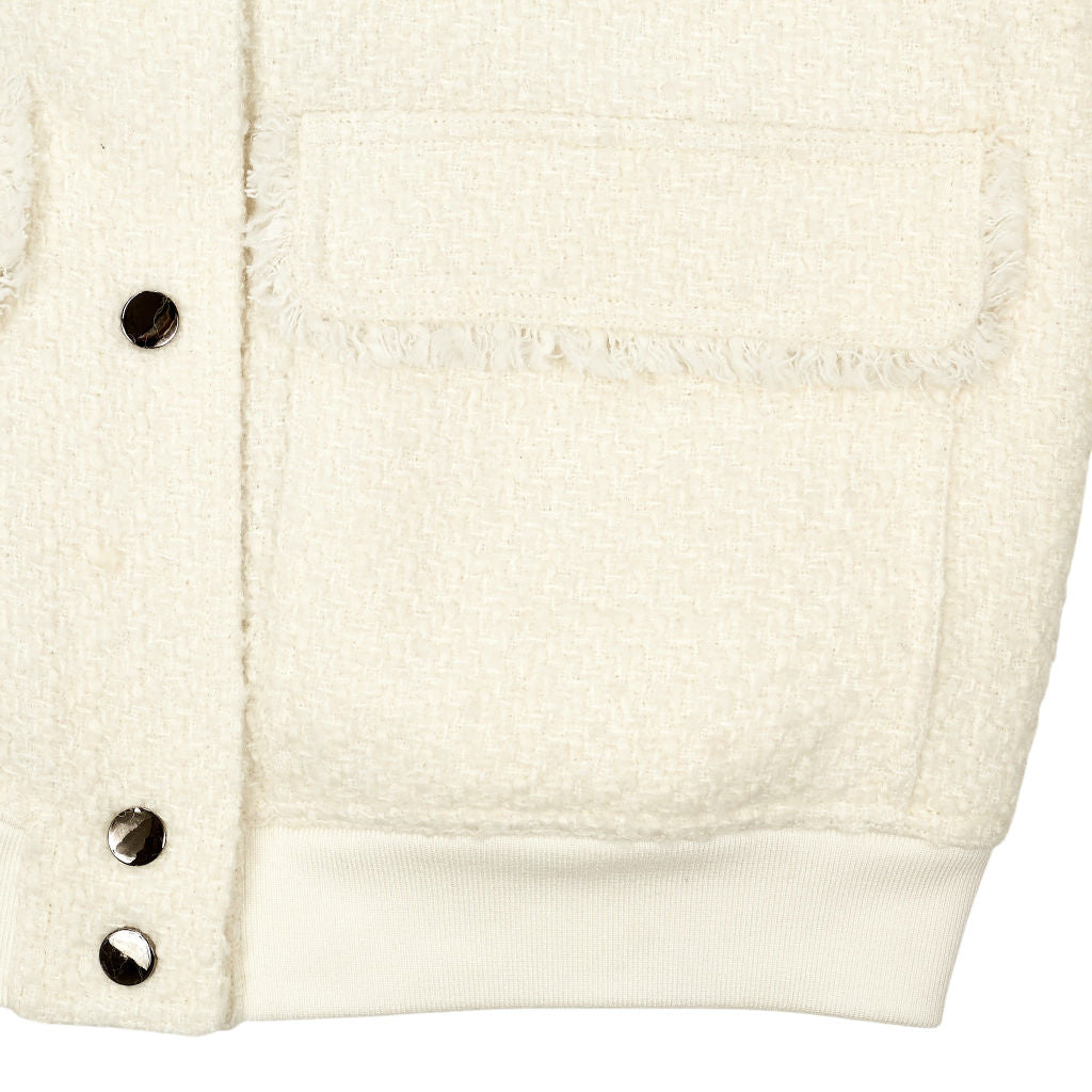Wyse Cream Boxy Jacket S