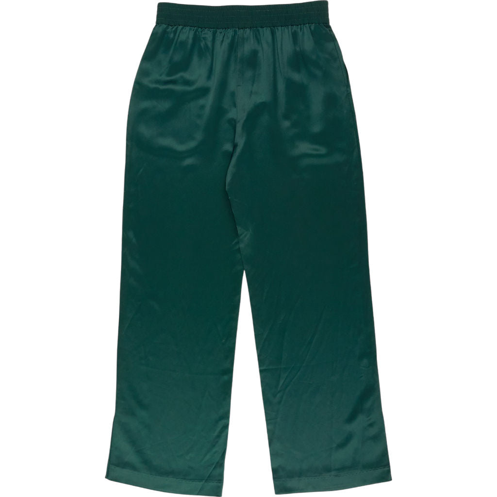 Wyse Green Satin Trousers