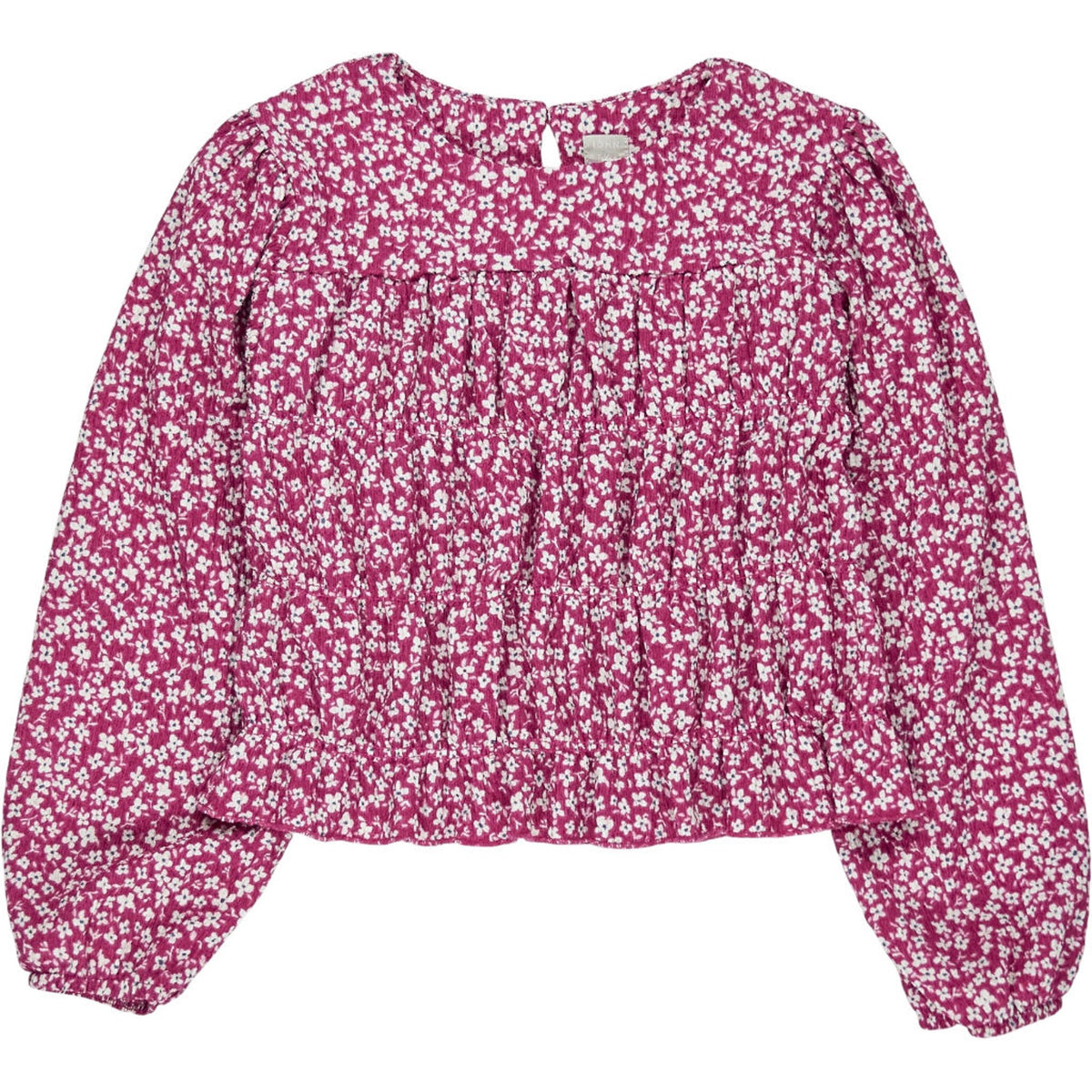 John Lewis Pink Floral Kids Blouse