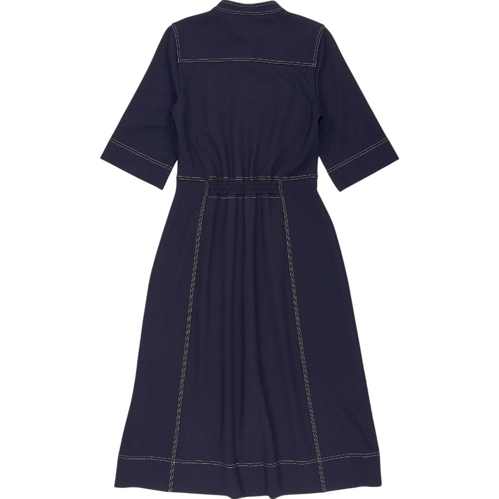 Wyse Navy Midi Dress
