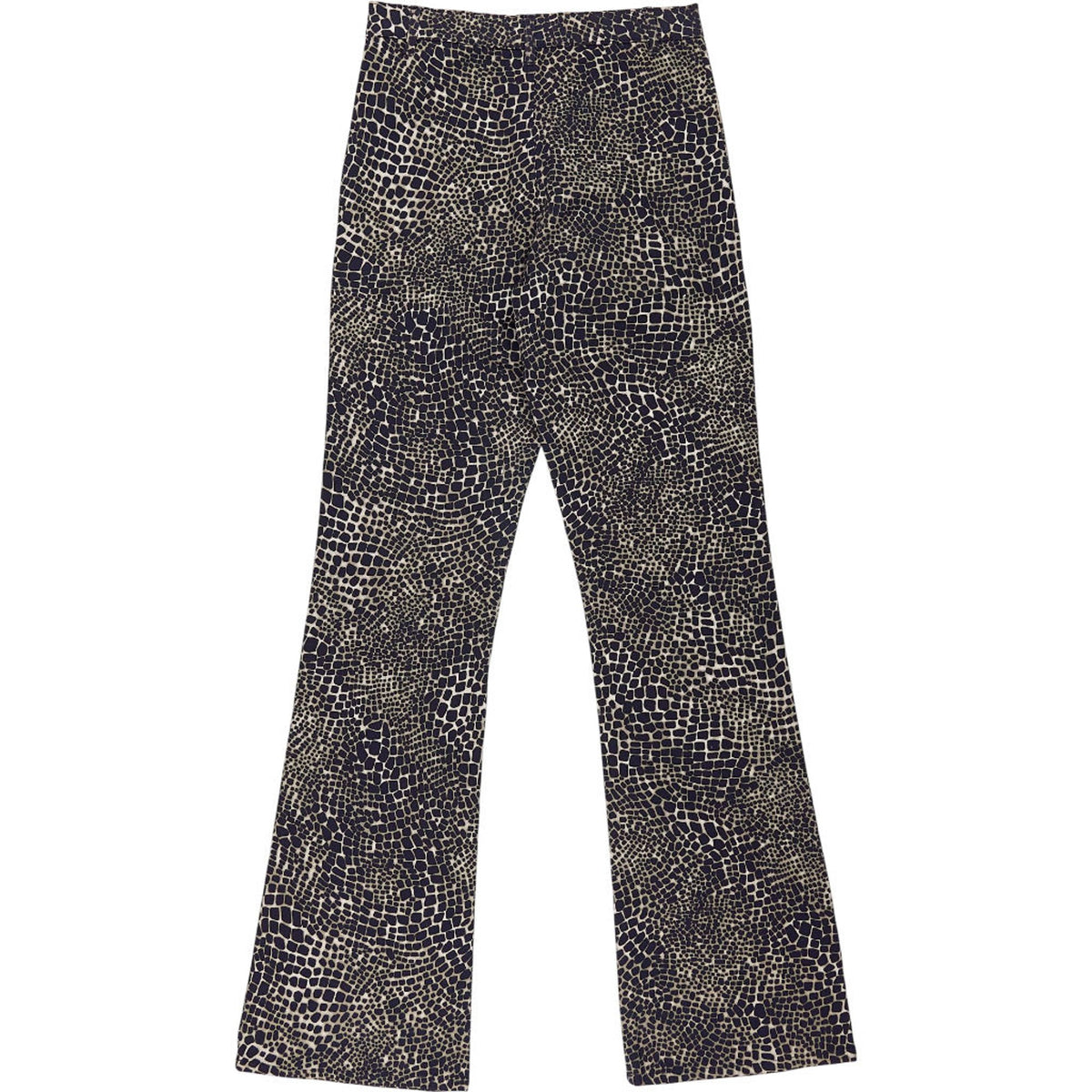 Motel Black Abstract Print Trousers