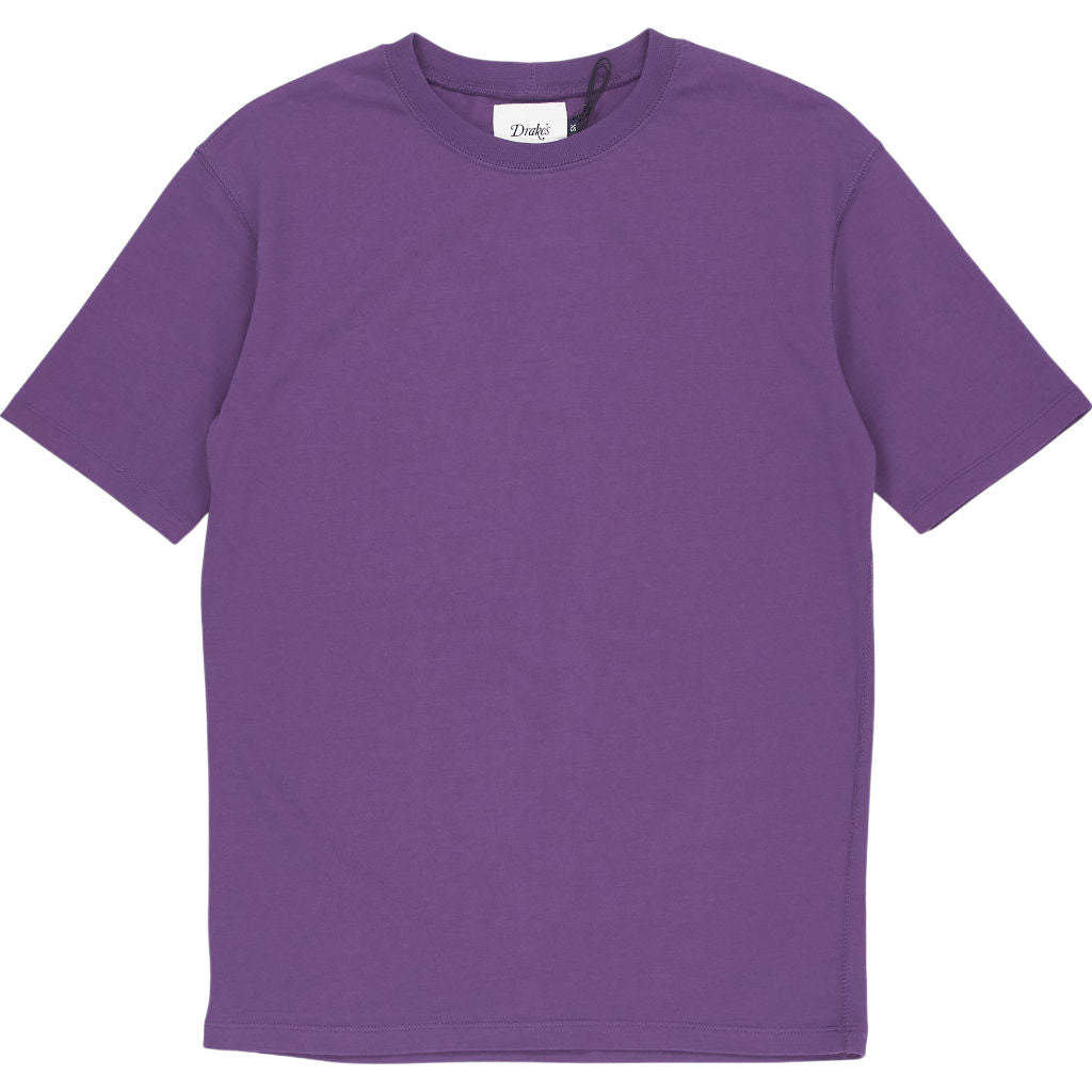 Drake's Purple Cotton T-Shirt