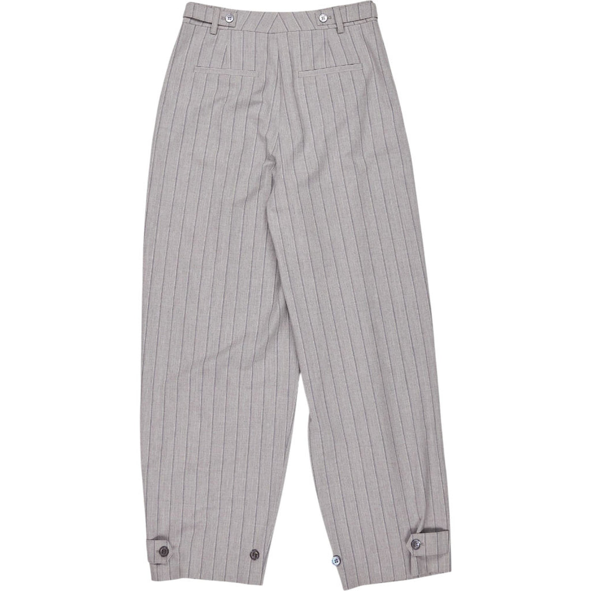 Vivere Grey Striped Trousers