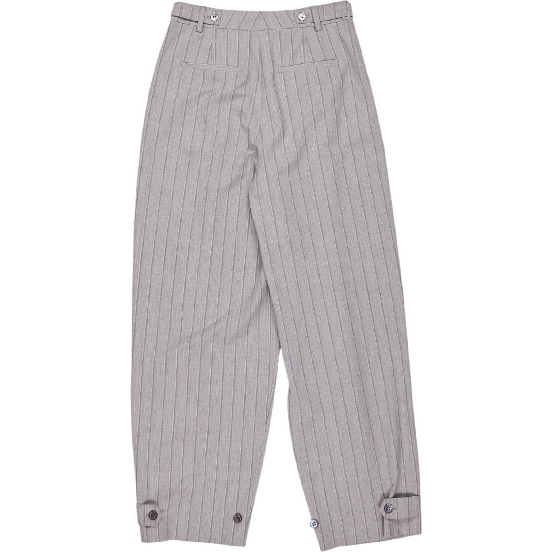 Vivere Grey Striped Trousers