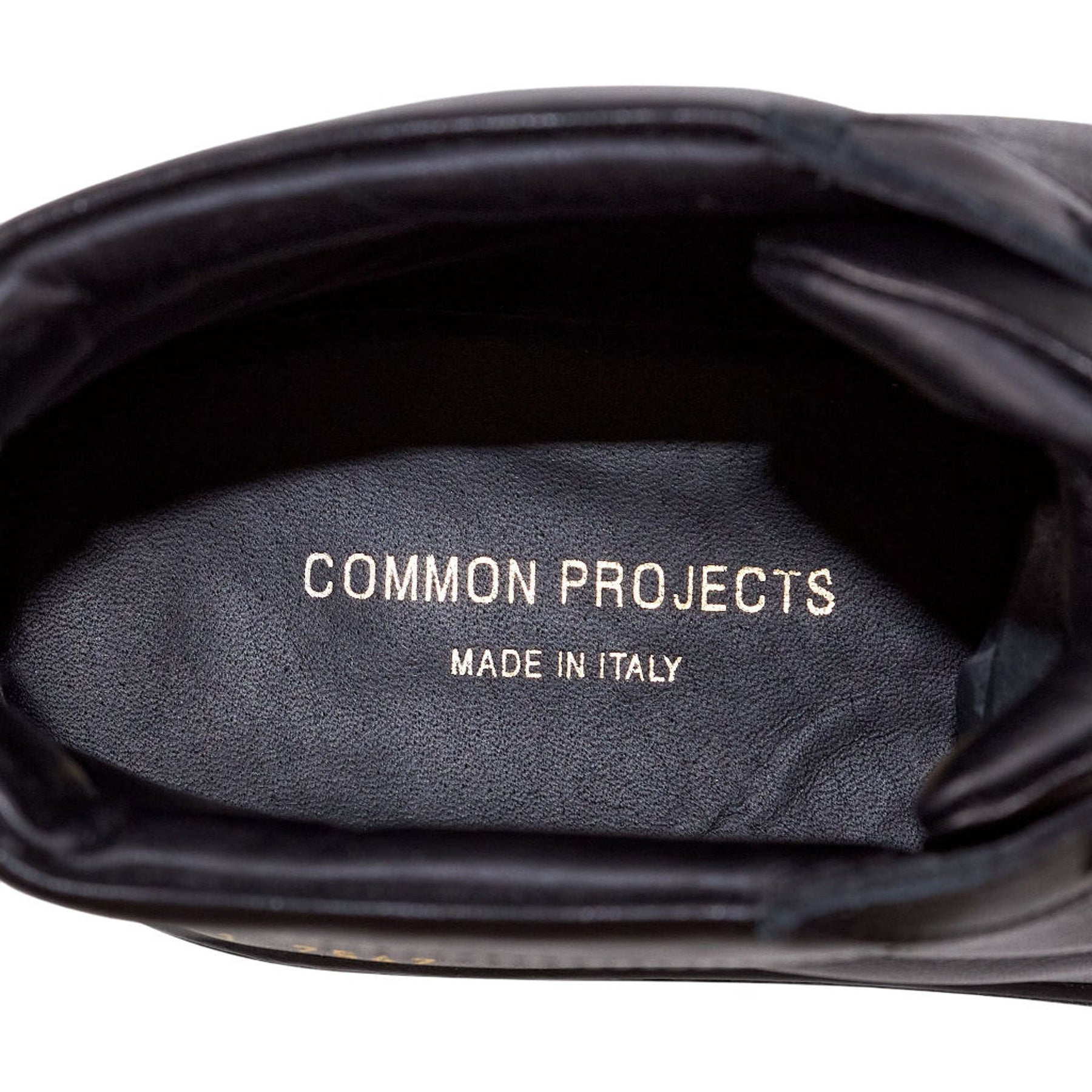 Common Projects Black Original Achilles Mid Trainers