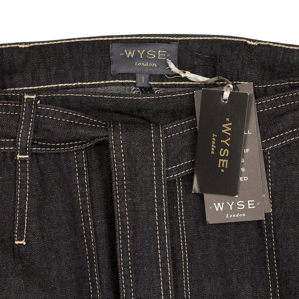 Wyse Carbon Remi Denim Skirt UK 8