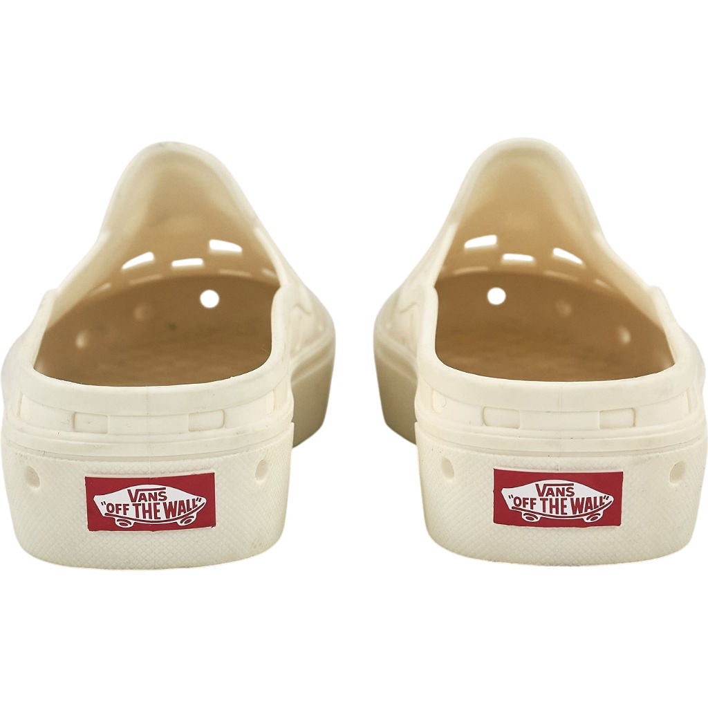 Vans Cream Slip-On Clogs UK 4