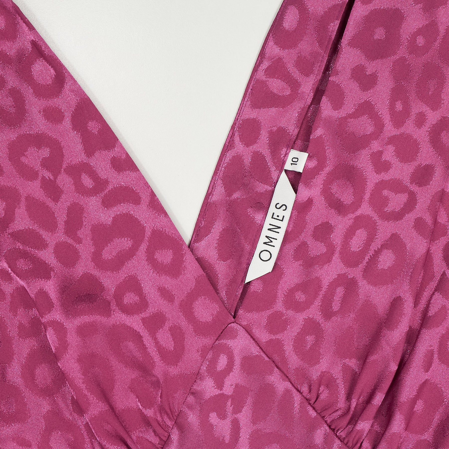 OMNES Pink Midi Dress